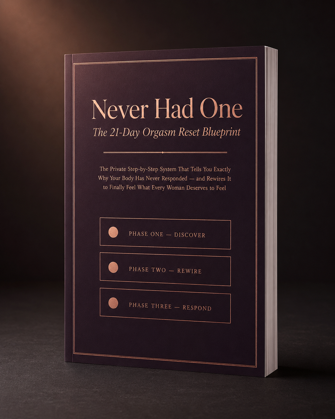 Never Had One — The 21-Day Orgasm Reset Blueprint